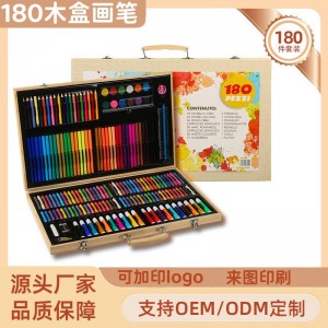 Set de Dibujo de 180pz, Set de Dibujo de 180pz, Lápices, Crayones, Plumones, Diferentes Diseños, MAYOREO. 